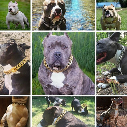 32MM Strong Metal Dog Chain Collars-3