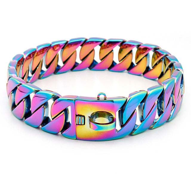 32MM Strong Metal Dog Chain Collars-7
